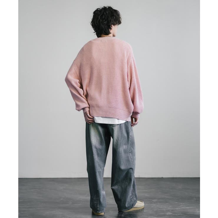 ニットカーディガン ウォッシャブル 片畦編み | Rocky Monroe | 詳細画像48 