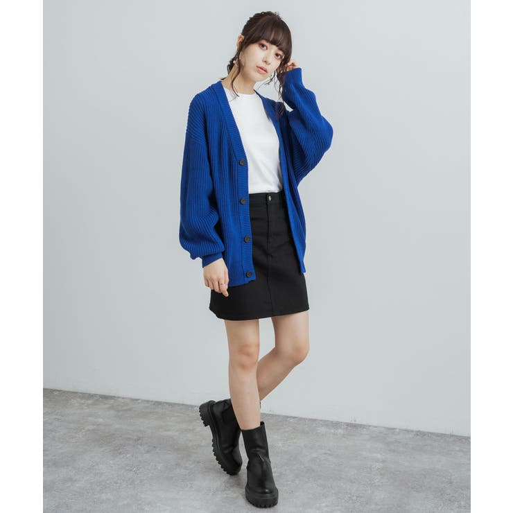 ニットカーディガン ウォッシャブル 片畦編み | Rocky Monroe | 詳細画像52 