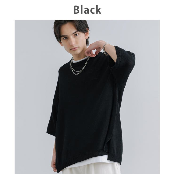 molli　モリ　マルチカラーニット　23SS ニットコレクション　半袖　サマー molli モリ マルチカラーニット 23SS ニットコレクション 半袖