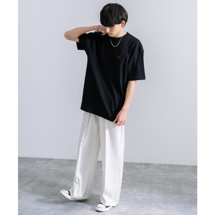 Tシャツ 半袖 刺繍[品番：OE000007339]｜Rocky Monroe（ロッキー