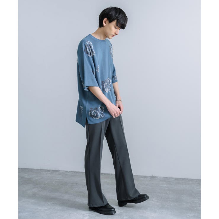 クルーネックサマーニット 5分袖セーター プルオーバー | Rocky Monroe | 詳細画像19 