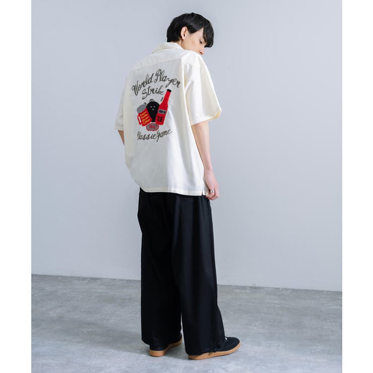 ボーリングシャツ 半袖 オーバーサイズ[品番：OE000007314]｜Rocky