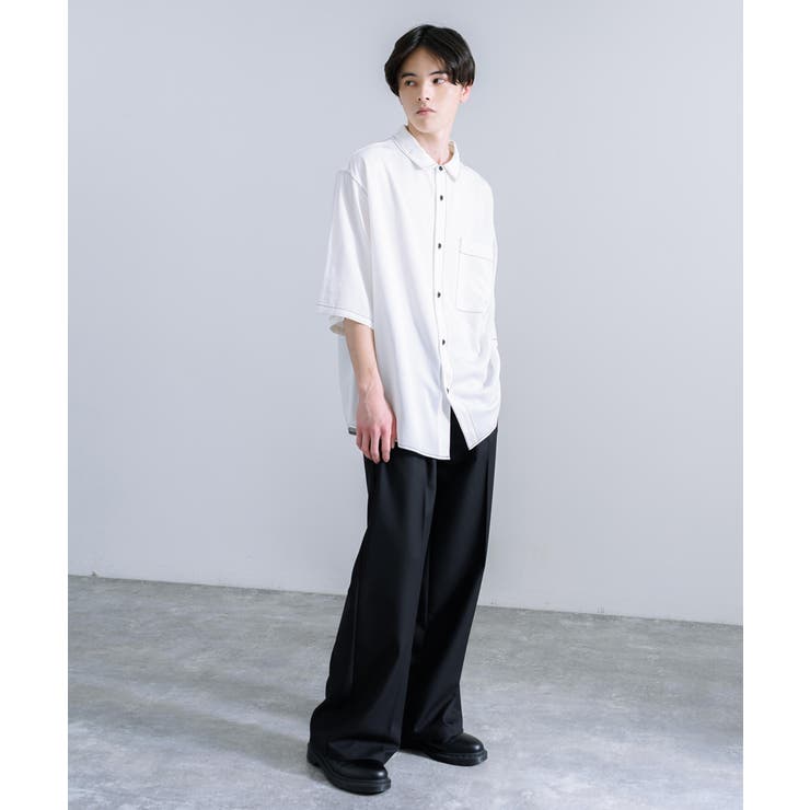 【超美品】MARK&RONA 半袖シャツ SizeMAX】LOUIS CHAVLON 半袖Tシャツ付き アムンゼンストラ