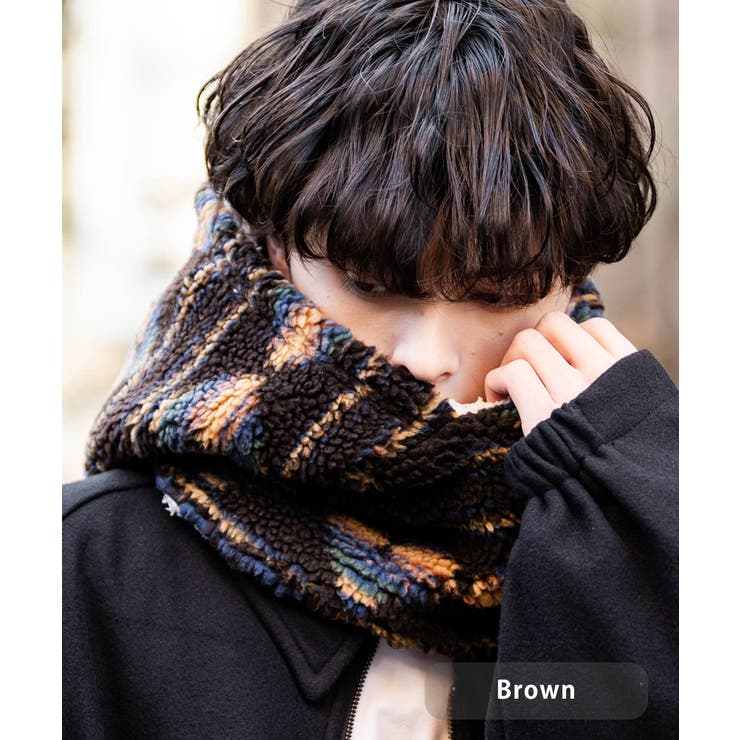 ブラウン | フードウォーマー ボア フリース | Rocky Monroe