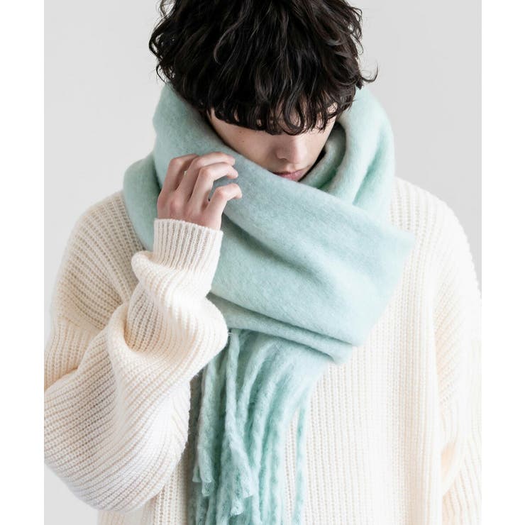 フリンジマフラー ボリュームストール 大判ストール | Rocky Monroe | 詳細画像24 