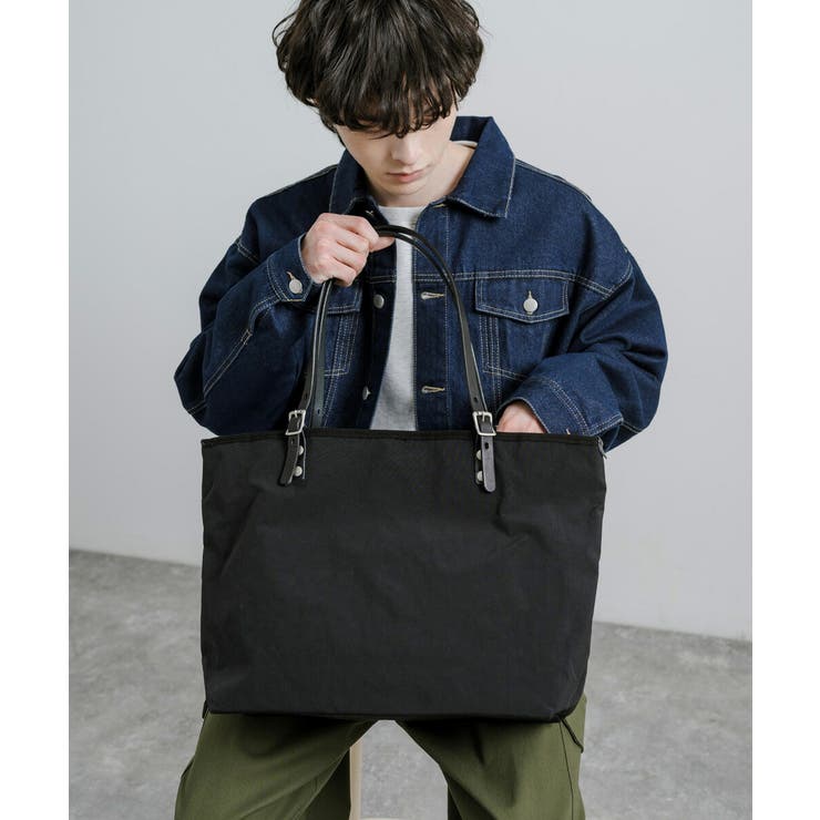 トートバッグ ナイロン 栃木レザー | Rocky Monroe | 詳細画像3 