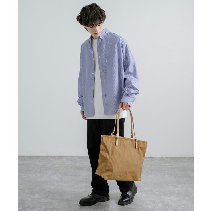 トートバッグ ナイロン 栃木レザー | Rocky Monroe | 詳細画像7 