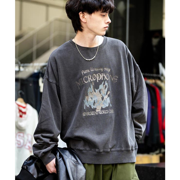 Plan C オーバーサイズ スウェット トレーナー【М】黄 裏起毛 男女兼用 Plan C オーバーサイズ スウェット トレーナー【М】黄 裏起毛