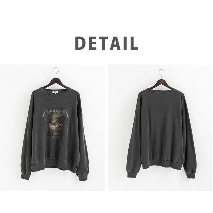 【即完sサイズ❗️】STONE 　スウェット　トレーナー　黒　裏起毛 Rocky Monroe トレーナー スウェット オーバーサイズ裏起毛