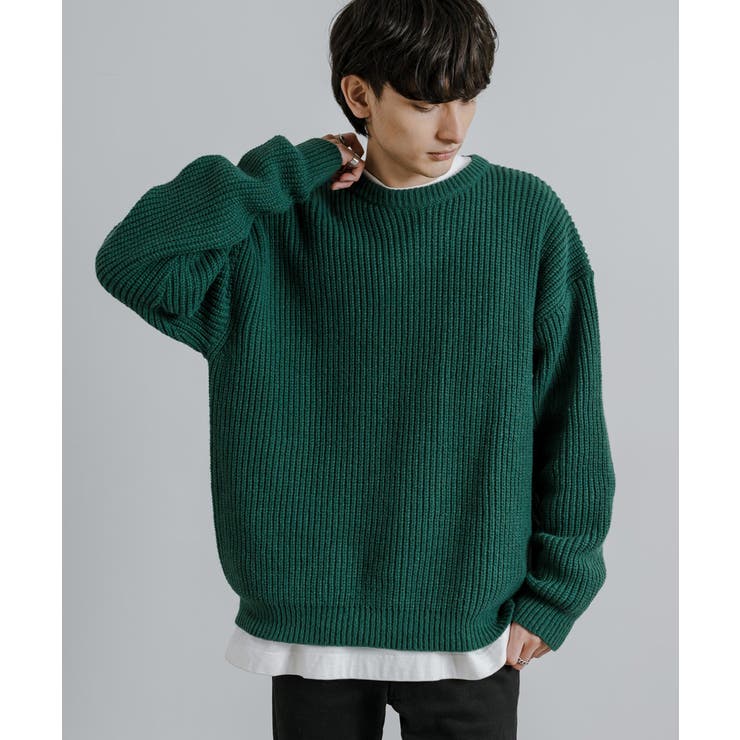 ニット オーバーサイズ 無地[品番：OE000007515]｜Rocky Monroe