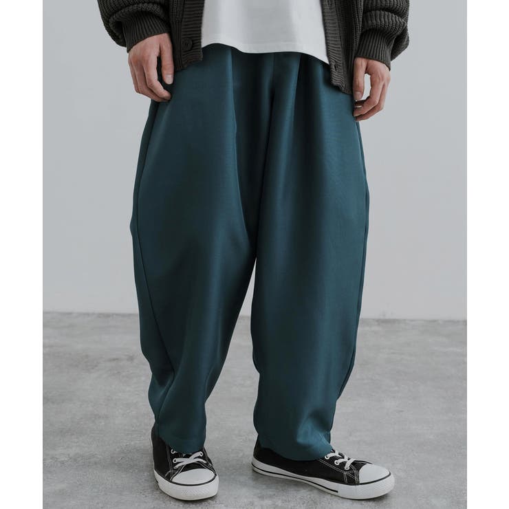 AMBIDEX Store △○COTTONギャバ FRILL パンツ(F OFF WHITE