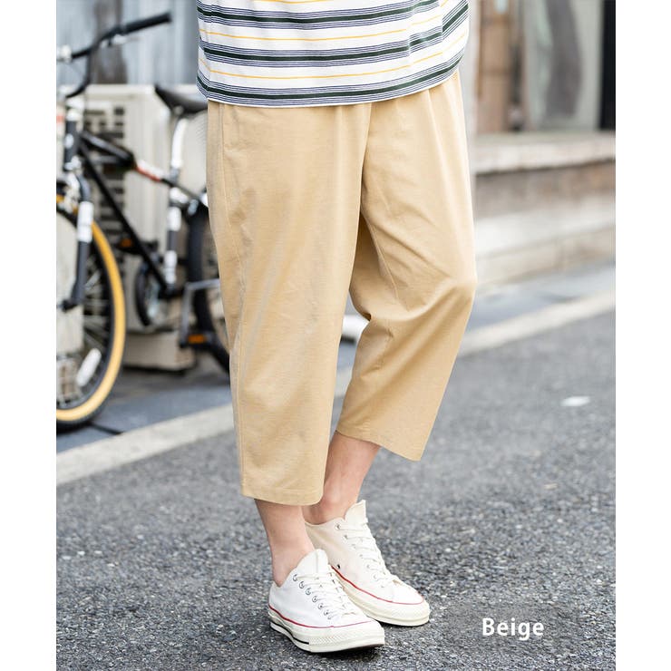 接触冷感 クロップドパンツ 7分丈[品番：OE000007945]｜Rocky