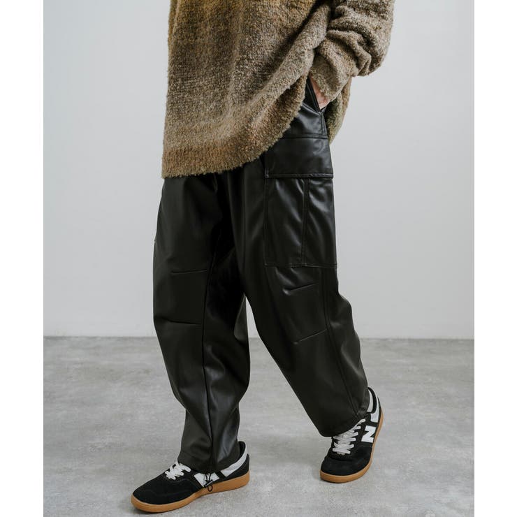 カーゴパンツ ワイドパンツ レザーパンツ[品番：OE000007651]｜Rocky