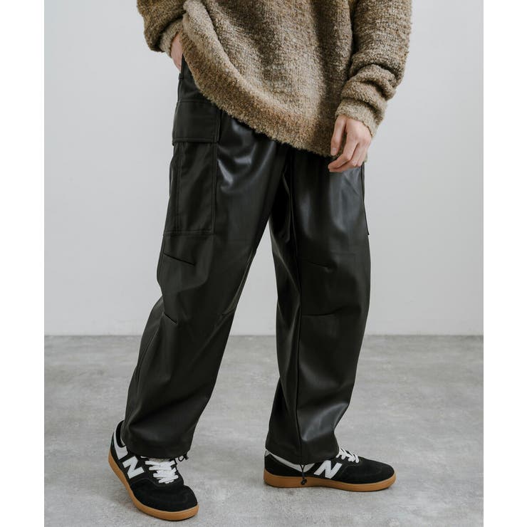 カーゴパンツ ワイドパンツ レザーパンツ[品番：OE000007651]｜Rocky