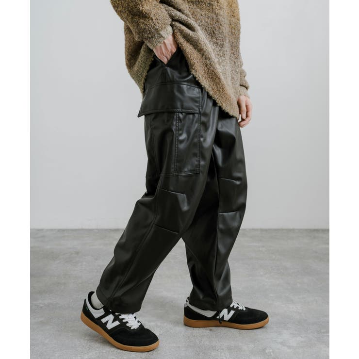 カーゴパンツ ワイドパンツ レザーパンツ[品番：OE000007651]｜Rocky