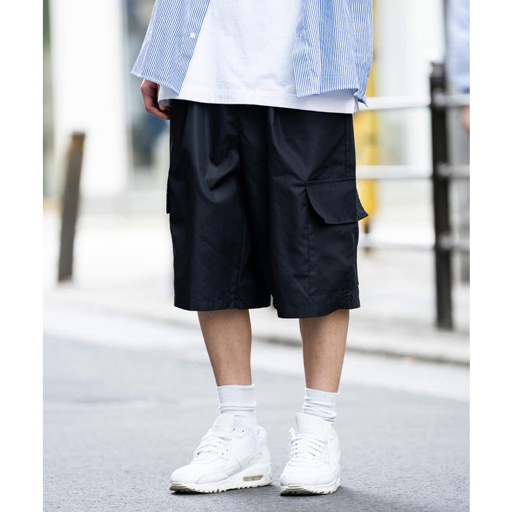 カーゴパンツ ワイド 短パン[品番：OE000007857]｜Rocky Monroe