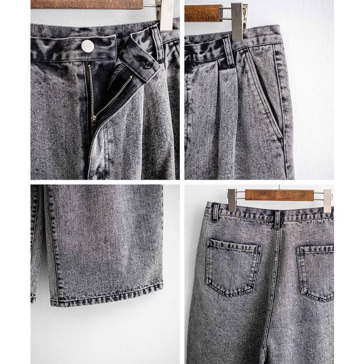 デニムパンツ ワイド ケミカル | Rocky Monroe | 詳細画像34 