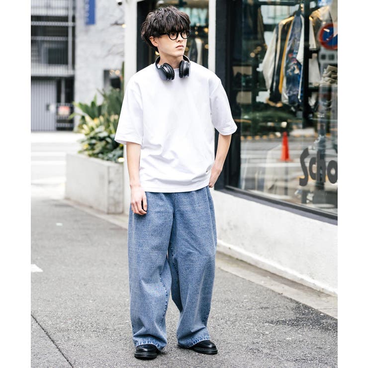 デニムパンツ ワイド ケミカル[品番：OE000007856]｜Rocky