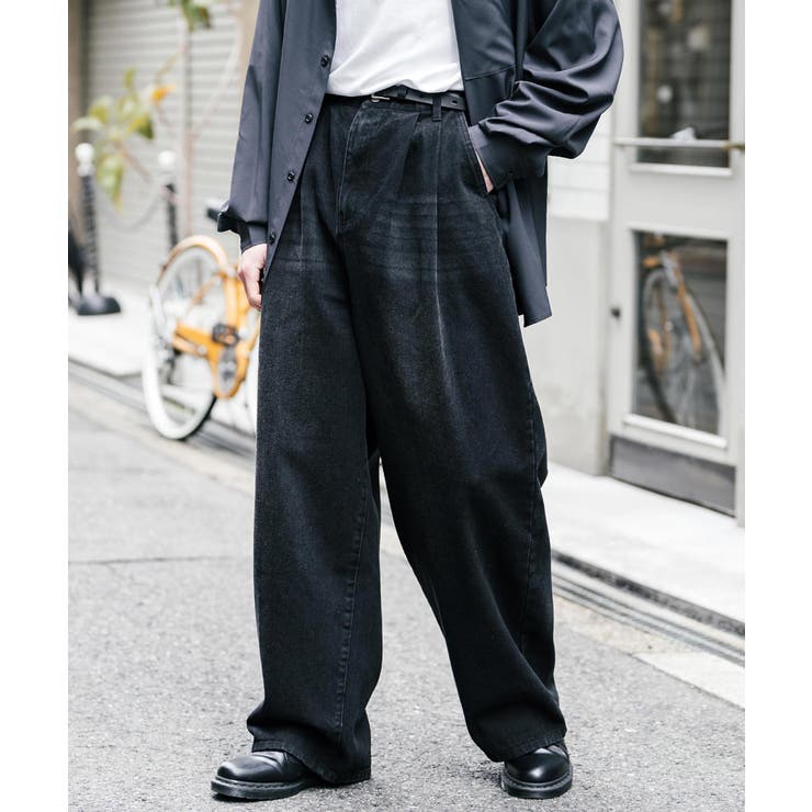 デニムパンツ ワイド ケミカル[品番：OE000007856]｜Rocky Monroe（ロッキーモンロー ）のメンズファッション通販｜SHOPLIST（ショップリスト）
