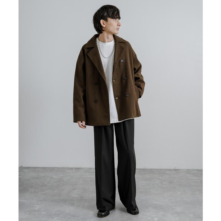 Acne studios コート ネイビー オーバーサイズ-