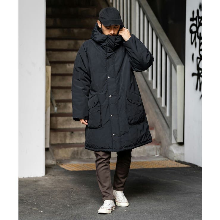 中古・古着通販】MONCLER (モンクレール) ロングモッズコート