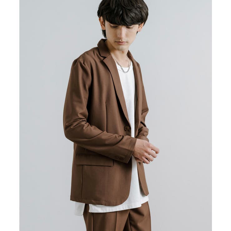 ADRER セットアップ テーラードジャケットM スラックス M レッド 美品 ADRER セットアップ テーラードジャケットM スラックス M レッド