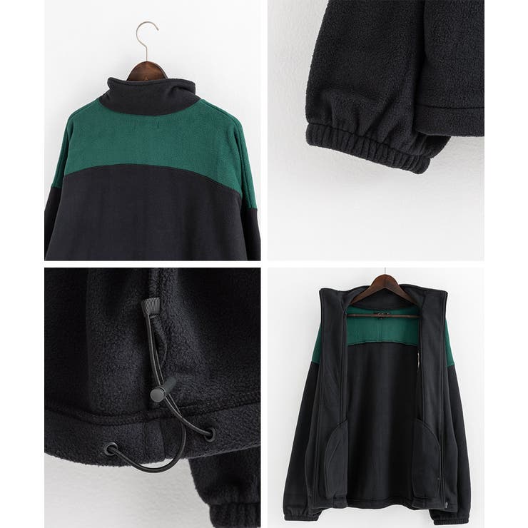 オーバーサイズブルゾン フルジップ マイクロフリース | Rocky Monroe | 詳細画像18 