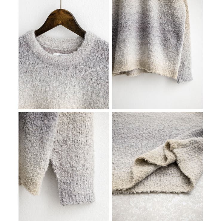 ニット グラデーションボーダー ウール混 | Rocky Monroe | 詳細画像39 