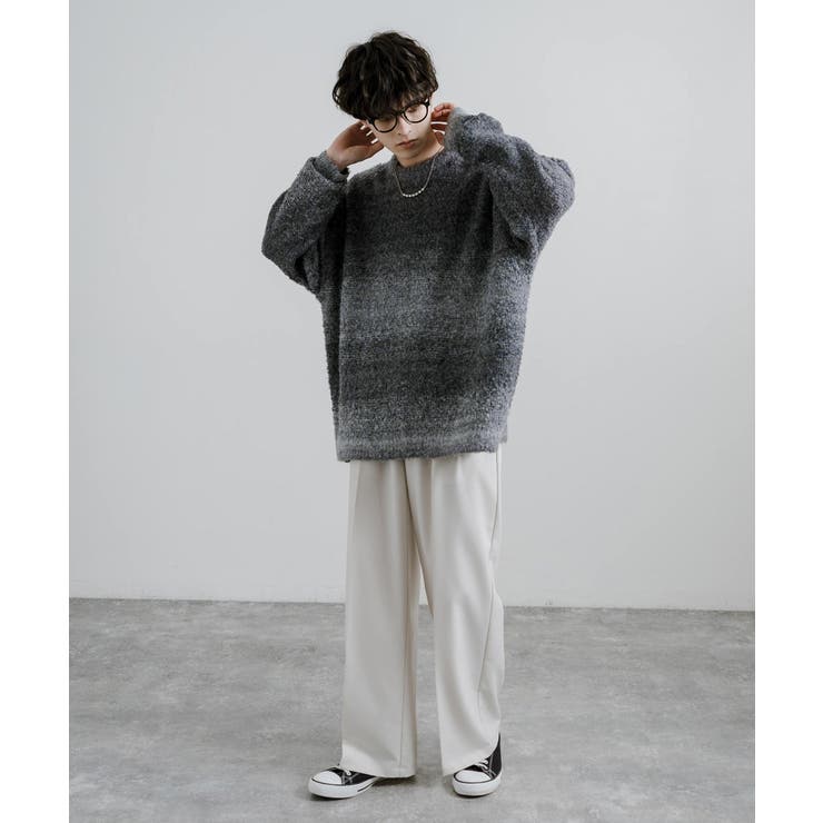 ロッキーモンロー Rocky Monroe ニット ボーダー グラデーション