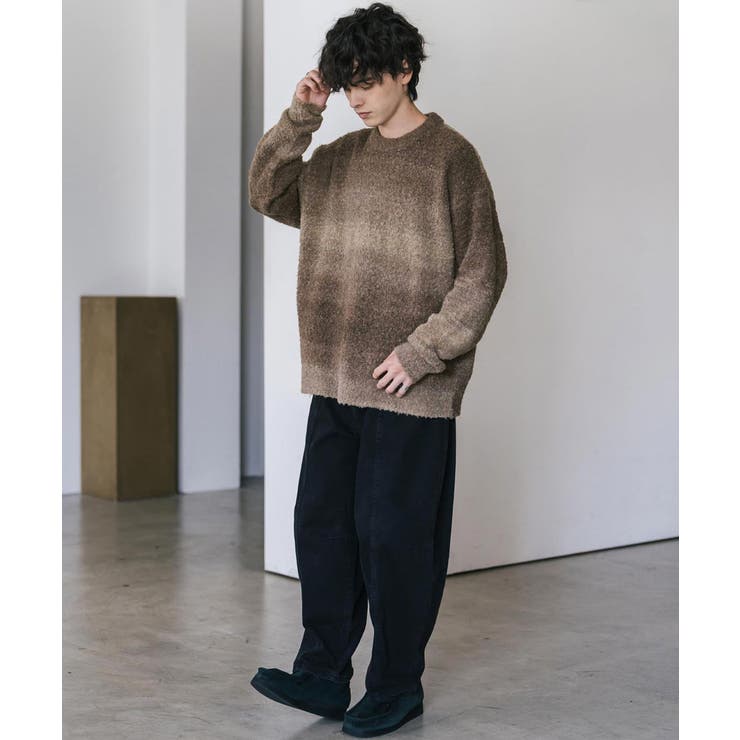 ニット グラデーションボーダー ウール混 | Rocky Monroe | 詳細画像15 