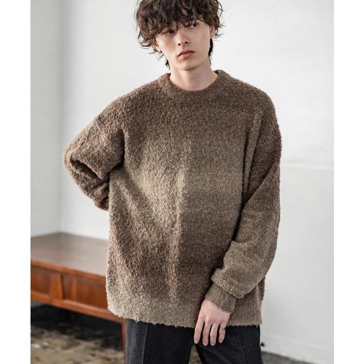 ニット グラデーションボーダー ウール混 | Rocky Monroe | 詳細画像17 