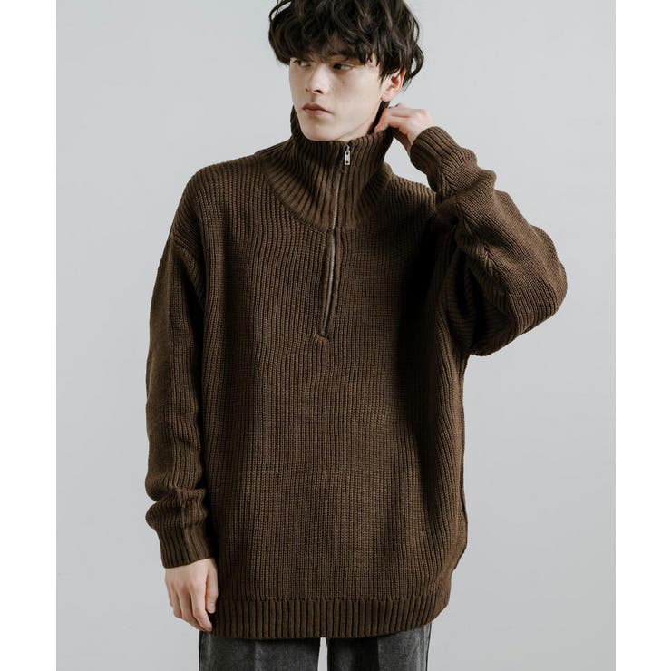 美品】キンロック アンダーソン アンゴラ混 ウールニット ハーフジップ レナウン - メルカリ