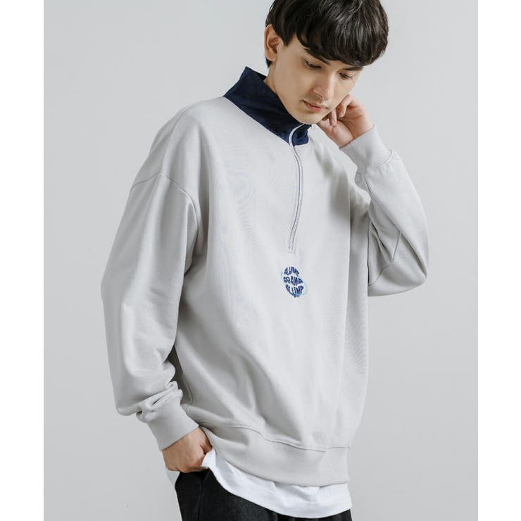☆FEAR OF GOD ハーフジップトレーナー ライトグレー ☆FEAR OF GOD ハーフジップトレーナー ライトグレー（裏毛