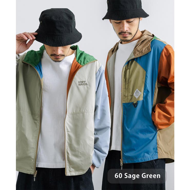 60.セージグリーン | マウンテンパーカー リバーシブル クリフメイヤー | Rocky Monroe