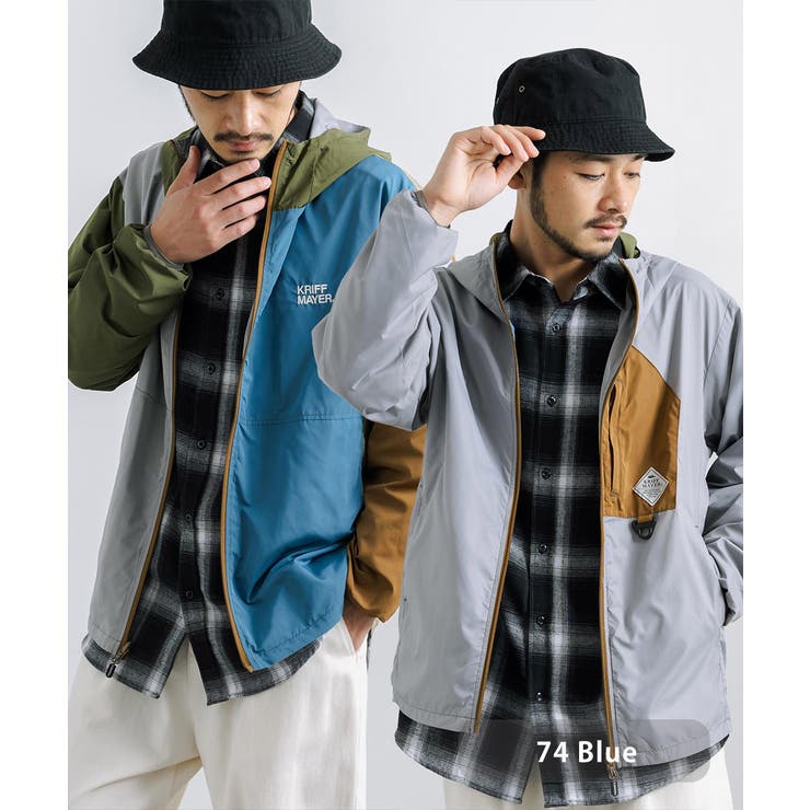 74.ブルー | マウンテンパーカー リバーシブル クリフメイヤー | Rocky Monroe