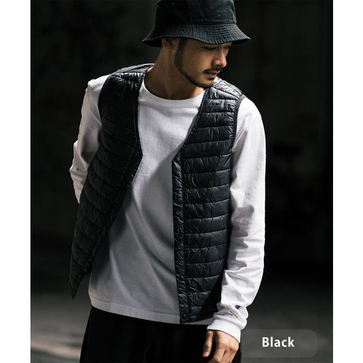 ダウンベスト Vネック ライトダウン[品番：OE000007734]｜Rocky  Monroe（ロッキーモンロー）のメンズファッション通販｜SHOPLIST（ショップリスト）