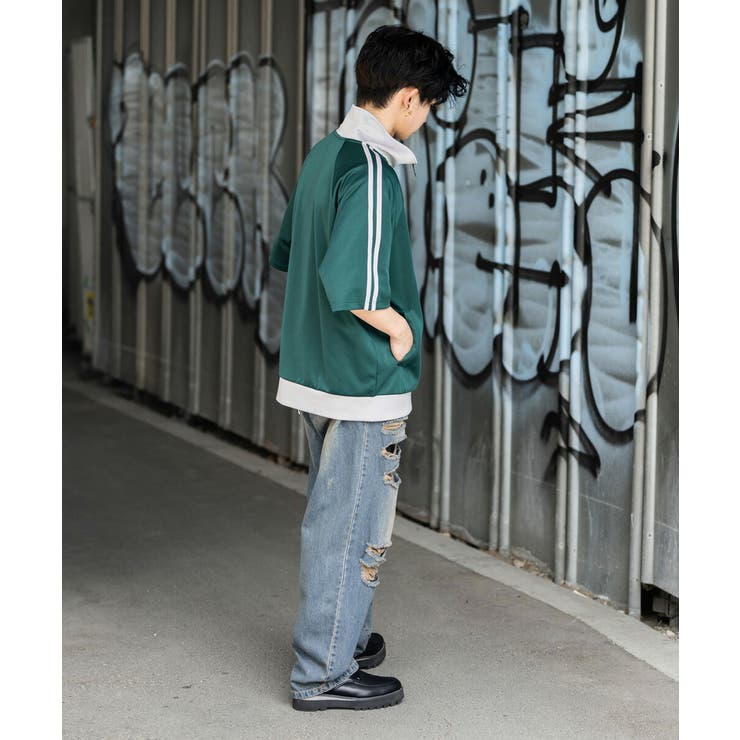 トラックジャケット 半袖 ジャージ[品番：OE000007923]｜Rocky  Monroe（ロッキーモンロー）のメンズファッション通販｜SHOPLIST（ショップリスト）