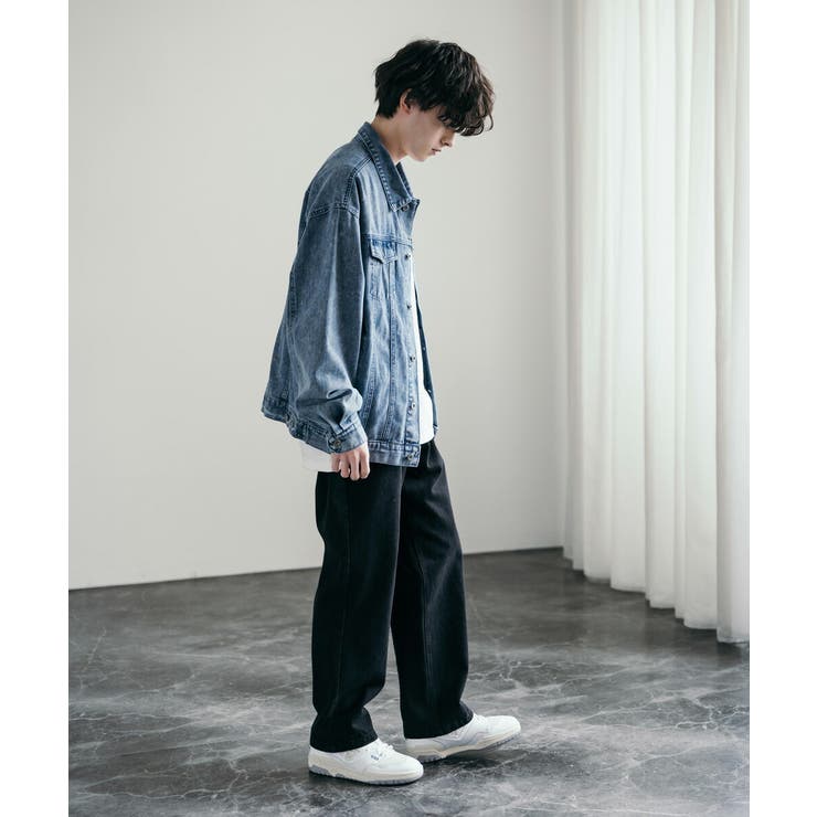 デニムジャケット オーバーサイズ ケミカルウォッシュ[品番：OE000007836]｜Rocky  Monroe（ロッキーモンロー）のメンズファッション通販｜SHOPLIST（ショップリスト）