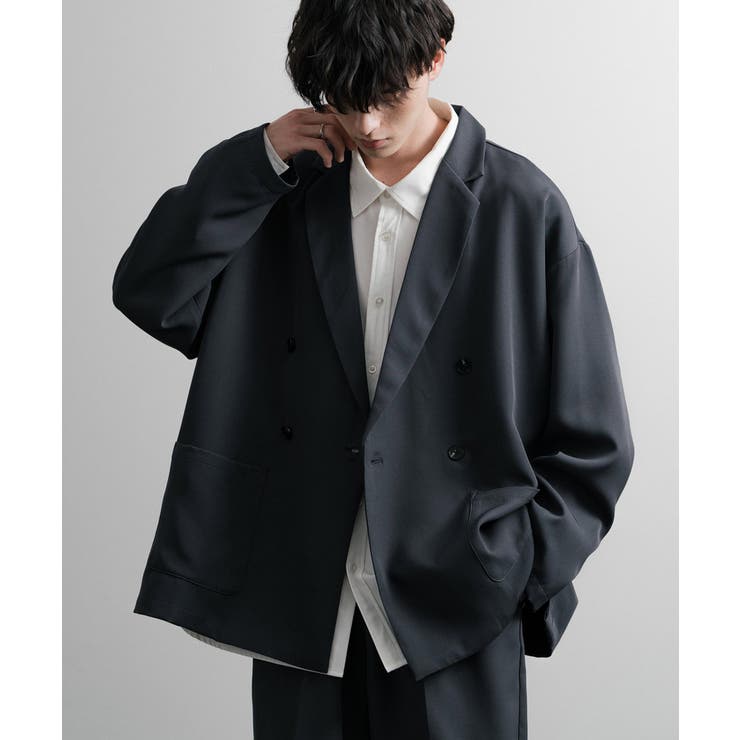 セットアップ ダブルテーラード ストレートパンツ[品番：OE000008159