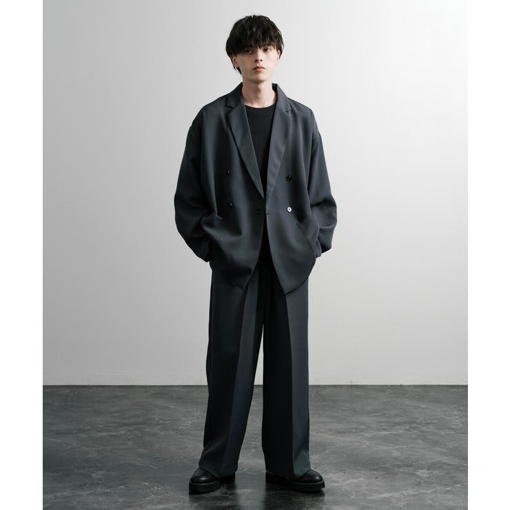 セットアップ ダブルテーラード ストレートパンツ[品番