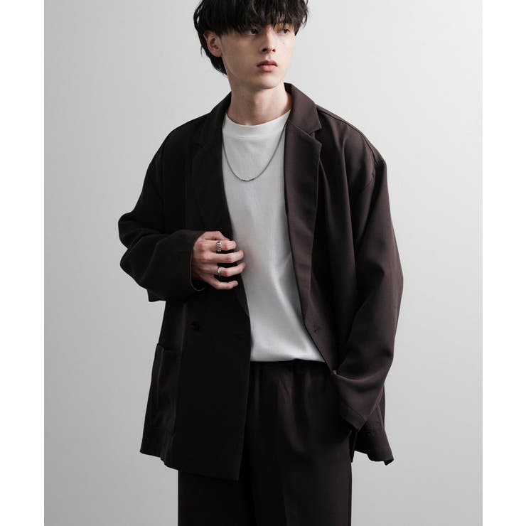 セットアップ ダブルテーラード ストレートパンツ[品番
