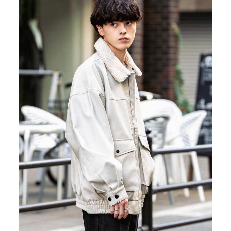 ブルゾン フライトジャケット 襟ボア | Rocky Monroe | 詳細画像13 