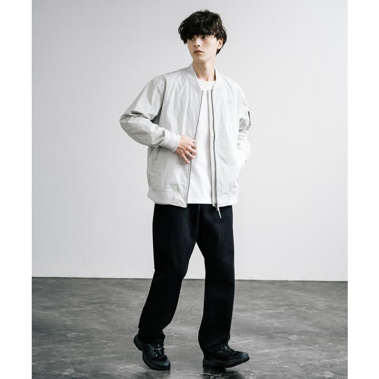 ノースフェイス　新作　MA-1 ボンバージャケット ライトグレー THE NORTH FACE ノースフェイス ブルゾン M'S ALL ROUND BOMBER
