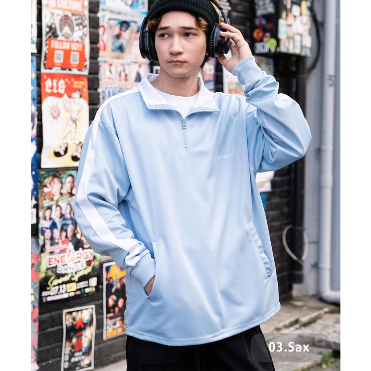 ジャージ トレーナー ハーフジップ[品番：OE000007799]｜Rocky  Monroe（ロッキーモンロー）のメンズファッション通販｜SHOPLIST（ショップリスト）