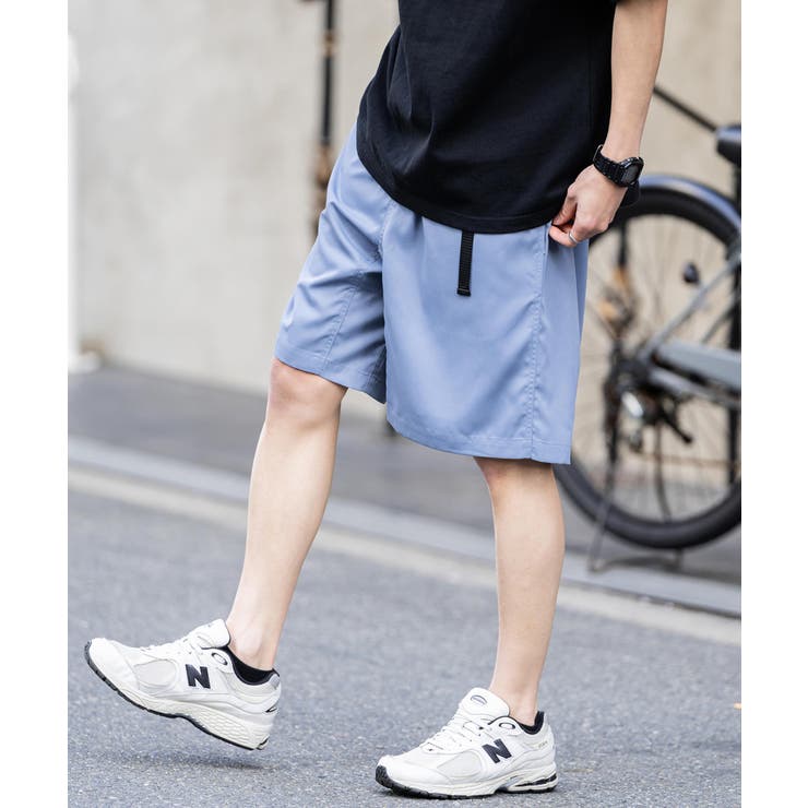 NBB WEEKENDウェビングベルトショートパンツ NBB WEEKENDウェビングベルトショートパンツ