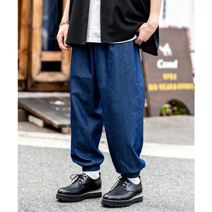 デニムパンツ バルーン ワイド[品番：OE000007977]｜Rocky Monroe