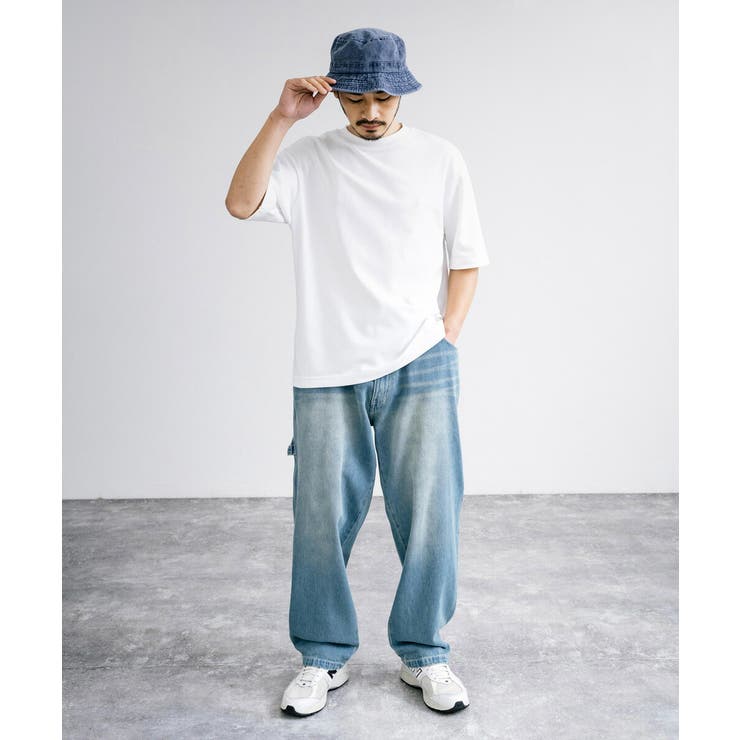 ペインターパンツ デニム ワイド[品番：OE000007832]｜Rocky Monroe