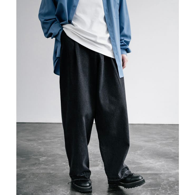 デニムパンツ ワイド カットオフ[品番：OE000007820]｜Rocky  Monroe（ロッキーモンロー）のメンズファッション通販｜SHOPLIST（ショップリスト）