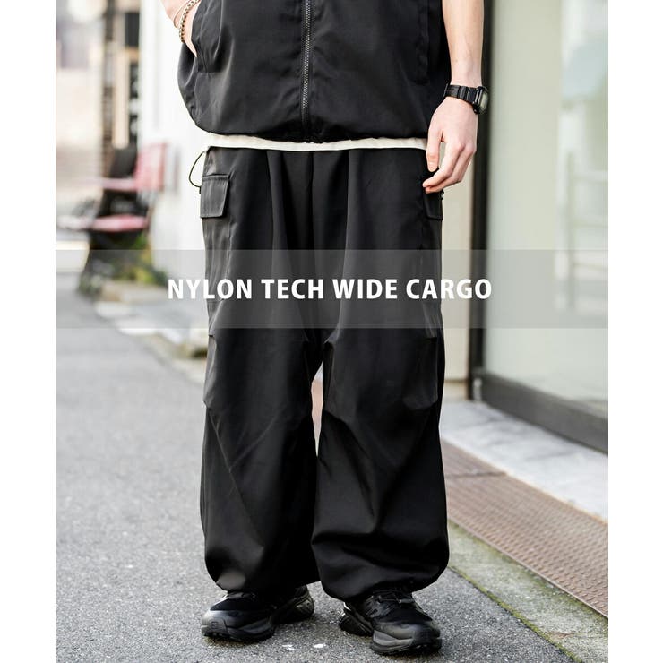『2年保証』 カーゴパンツ ワイド[品番：OE000008001]｜Rocky パラシュート パンツ