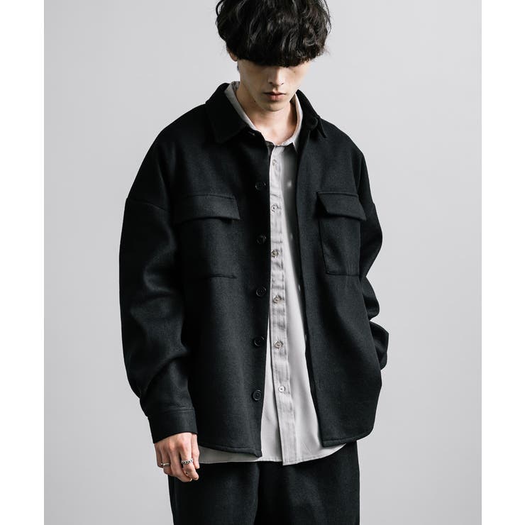 セットアップ フェイクウール オーバーサイズ[品番：OE000008252